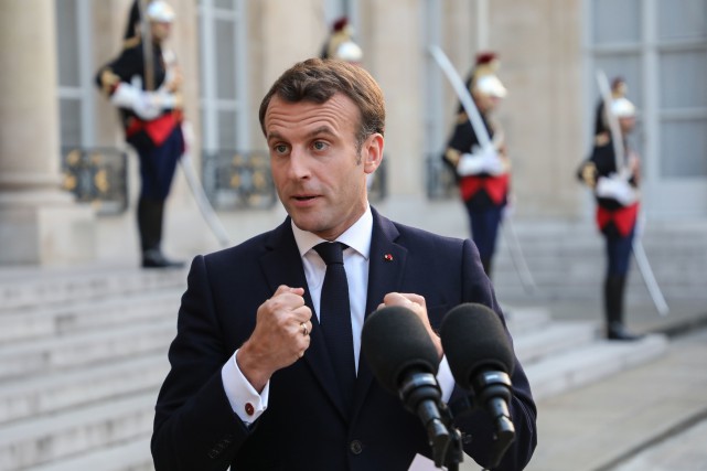 Macron craint une dislocation de l'Europe