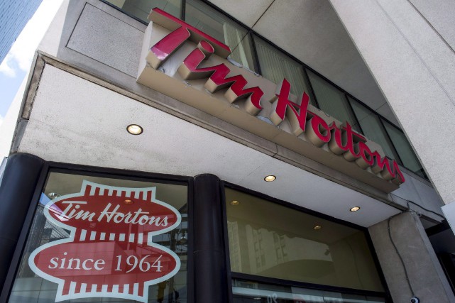 Tim Hortons ouvrira des cafés en Thaïlande A Tim Hortons coffee shop in downtown Toronto,... (PHOTO EDUARDO LIMA, LA PRESSE CANADIENNE)