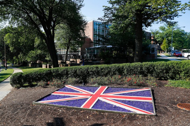 L'ambassade du Royaume-Uni à Washington.... (PHOTO AP)
