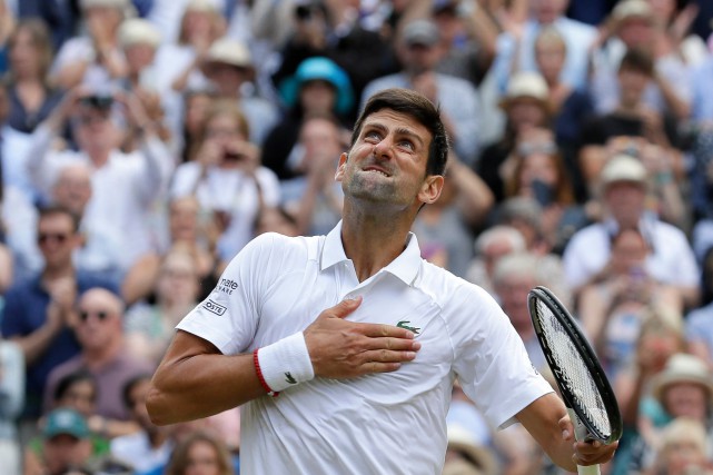 Wimbledon: Djokovic couronné dans une finale d'anthologie