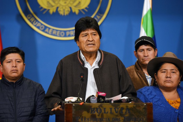 Bolivie : Morales dans un avion pour le Mexique