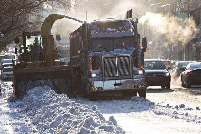 C'est parti pour quatre jours de déneigement à Montréal