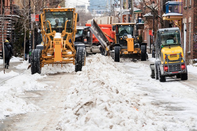 C'est parti pour quatre jours de déneigement à Montréal et à Longueuil