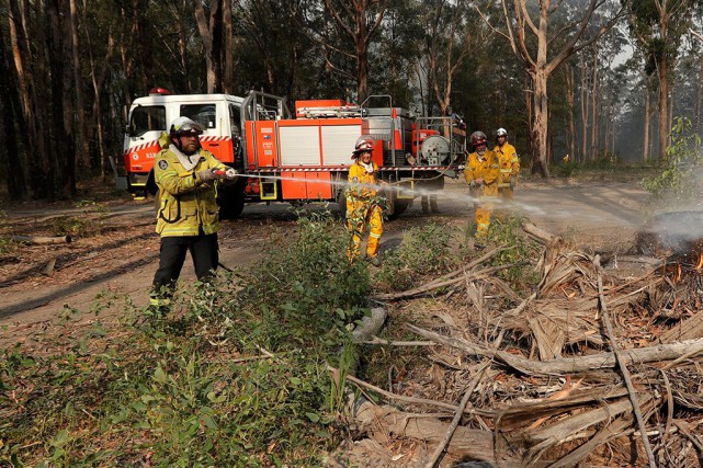 Incendies de brousse en Australie: la faute aux changements climatiques