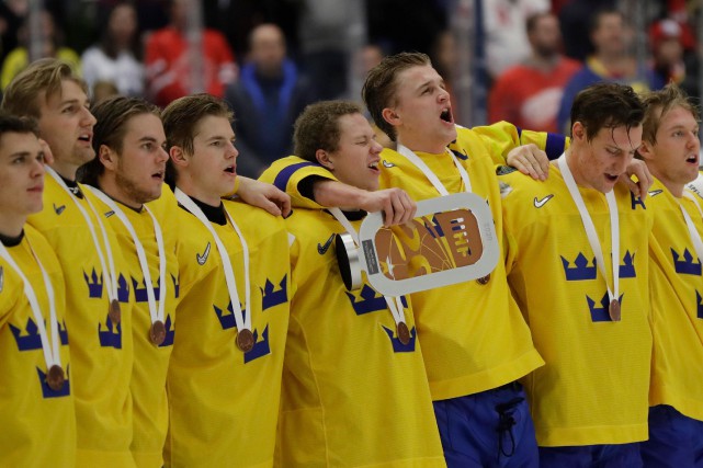 La Suède obtient le bronze au Mondial de hockey junior