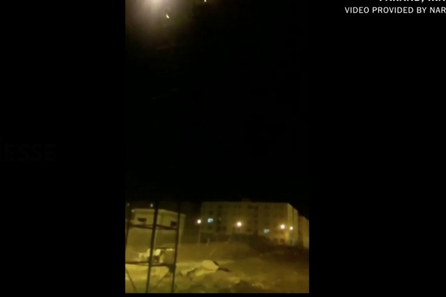 Une vidéo montre l'avion qui aurait été frappé par un missile