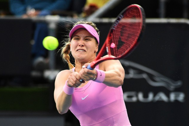 Eugenie Bouchard s'incline en quarts de finale à Auckland