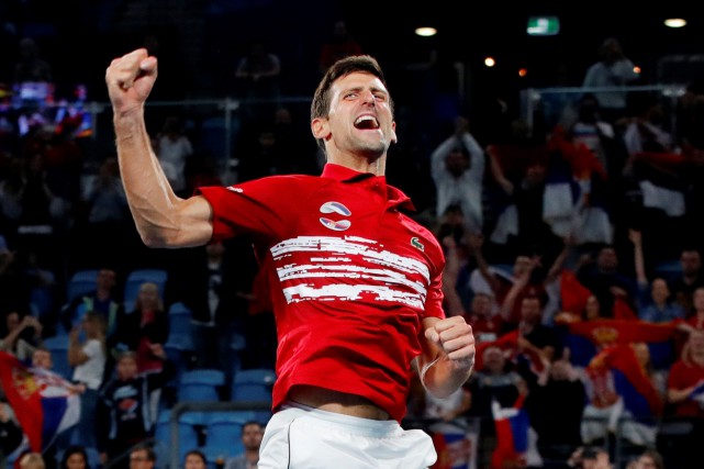Coupe ATP: Djokovic et la Serbie renversent l'Espagne en finale 