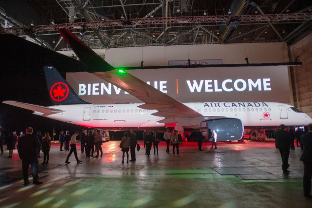 Air Canada présente son premier A220