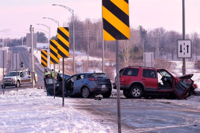 Trois personnes gravement blessées dans un accident en Outaouais