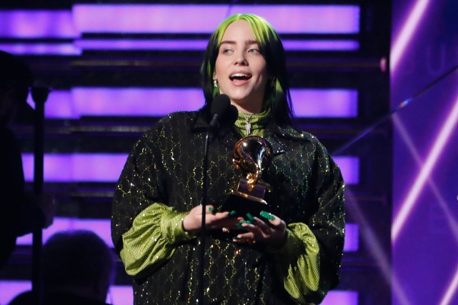 Billie Eilish, grande gagnante des prix Grammy