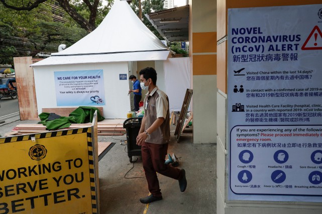 Coronavirus: premier décès hors de Chine aux Philippines