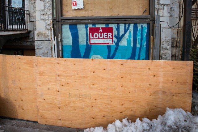 Les locaux vides sont un fardeau pour Montréal