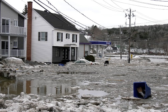 Inondations: 100 édifices de Beauceville pourraient être démolis