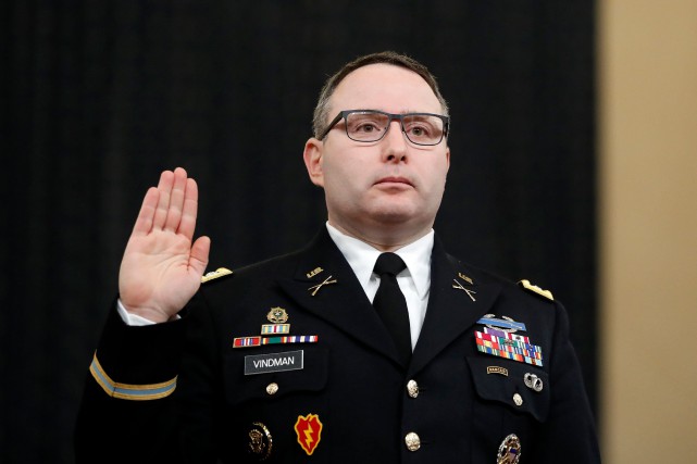 Trump justifie le limogeage du militaire ayant témoigné contre lui