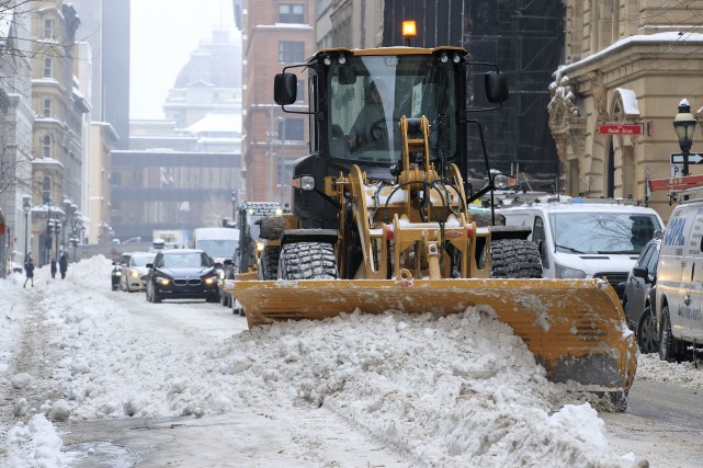 Montréal déneigée à près de 40%