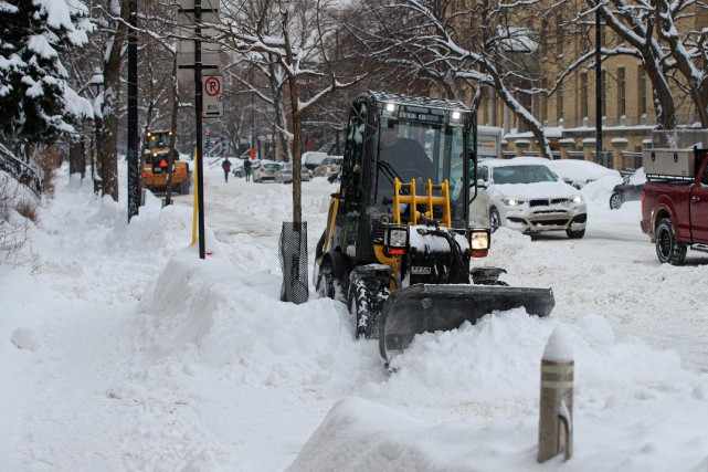 Montréal déneigée à près de 51% mercredi matin