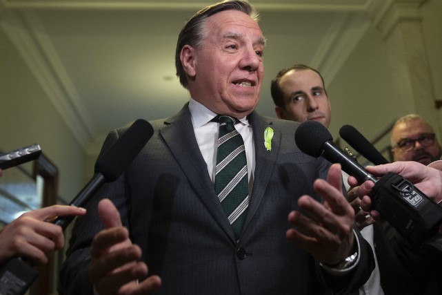 Crise ferroviaire: Legault n'exclut pas l'usage de la force