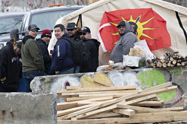 La barricade de Kahnawake toujours en place