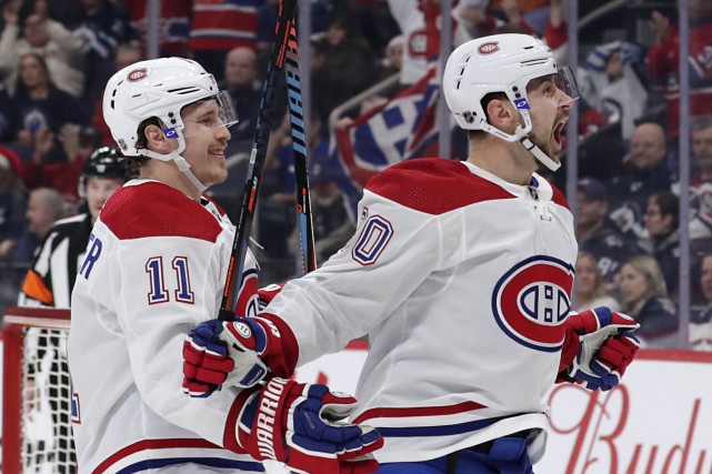 Tatar et Gallagher absents de l'entraînement du Canadien