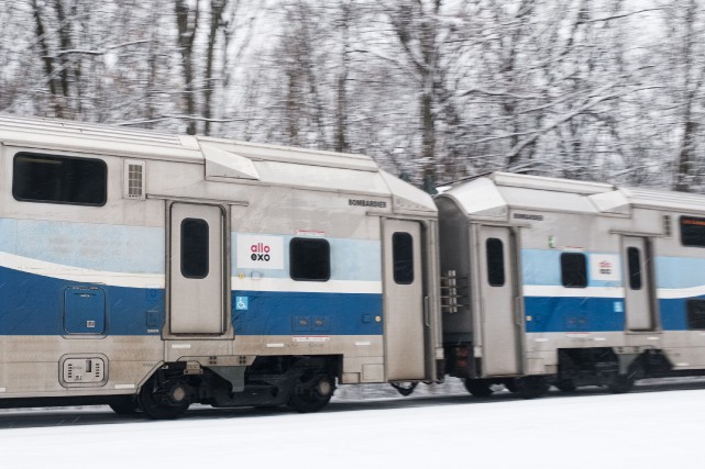 Les trains de la ligne exo4 ne roulent pas vendredi