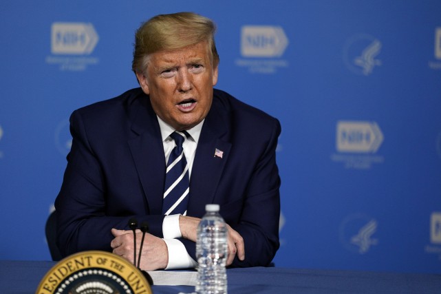 Donald Trump ne retiendra pas ses coups contre Joe Biden