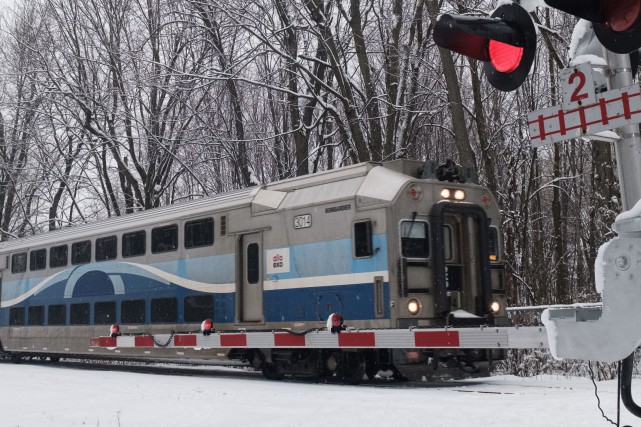 Reprise du service de train Candiac-Montréal