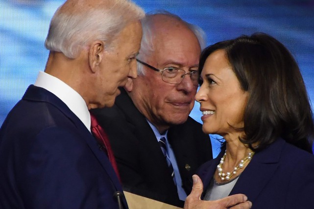 Kamala Harris appuie Biden, Jesse Jackson soutient Sanders