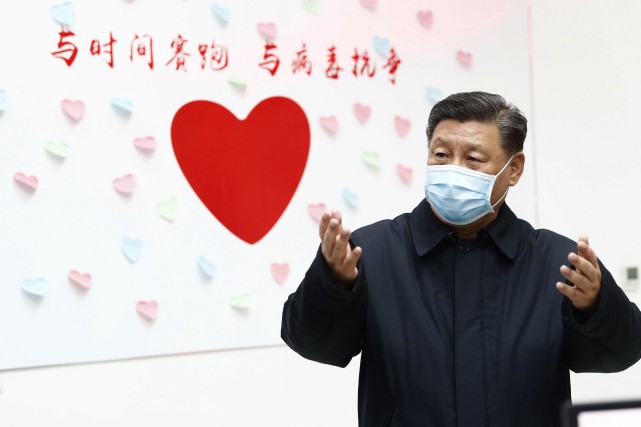 Le président chinois en visite à Wuhan, épicentre de l'épidémie