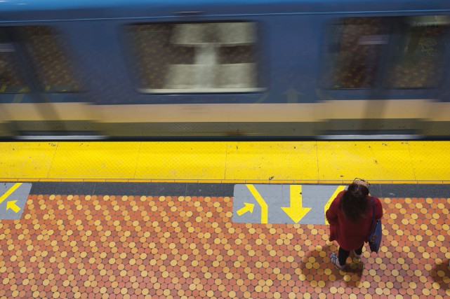 L'achalandage a chuté de 70 % dans le métro