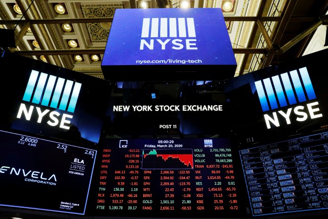 À Wall Street, le pire trimestre depuis 1987 pour le Dow Jones