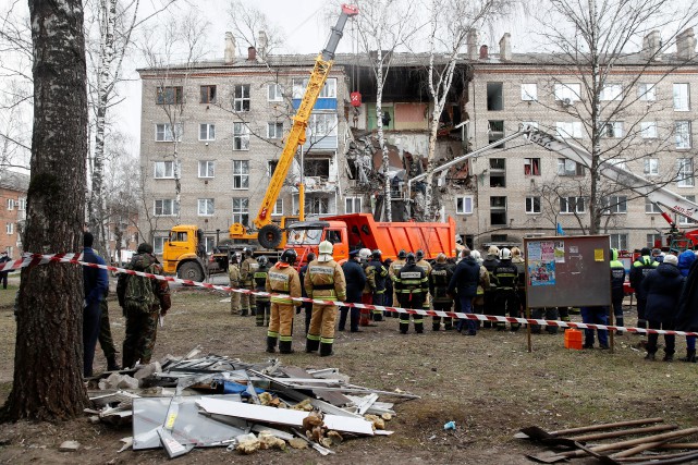 Russie: au moins un mort lors d'une explosion dans un immeuble