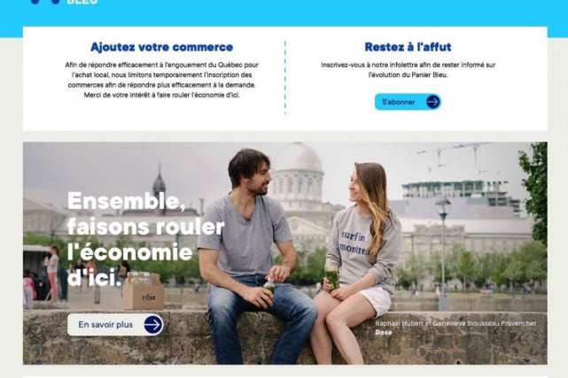 Le Panier Bleu: «Comme une annonce au Bye Bye» pour les commerces locaux