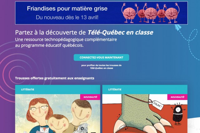 Écoles fermées: Télé-Québec entre en scène