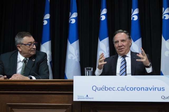 François Legault: «On est en train d'atteindre le sommet»