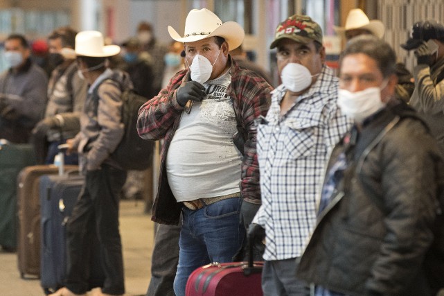 Les premiers travailleurs agricoles étrangers arrivent à Montréal