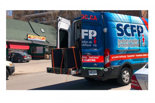 Un camion multilingue contre la COVID-19