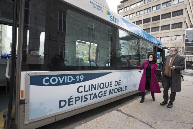 Montréal présente une première clinique de dépistage mobile