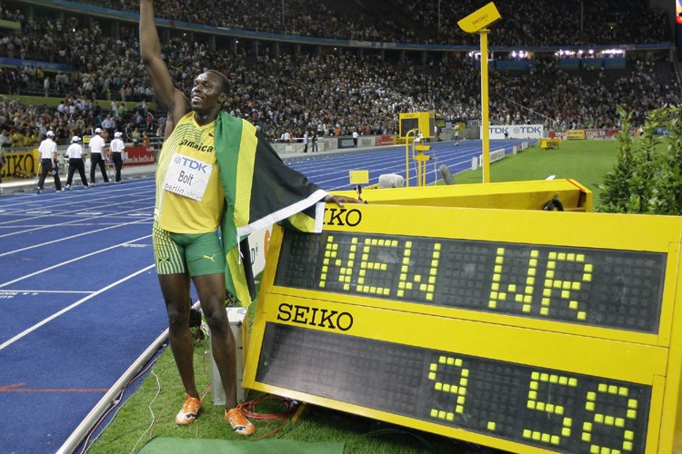  Bolt  pulv rise le record  du 100  m tres  La Presse