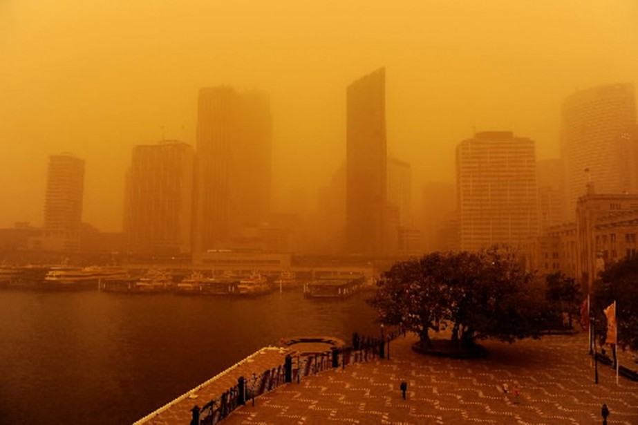 L Australie Balayee Par Une Tempete De Sable Historique La Presse