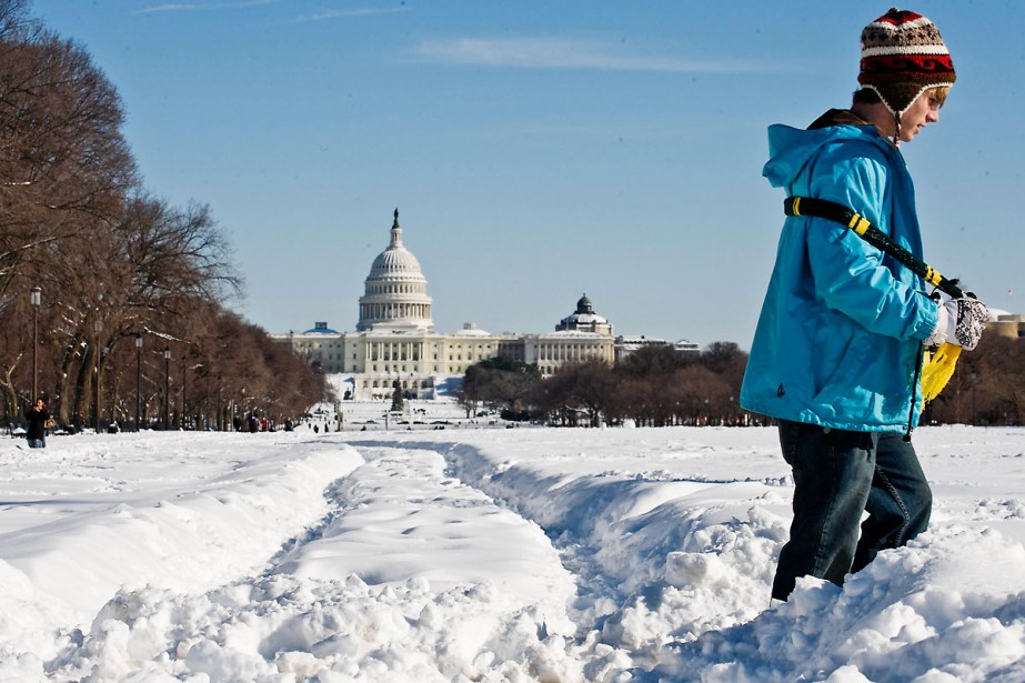 La côte est des États-Unis ensevelie sous la neige | La Presse