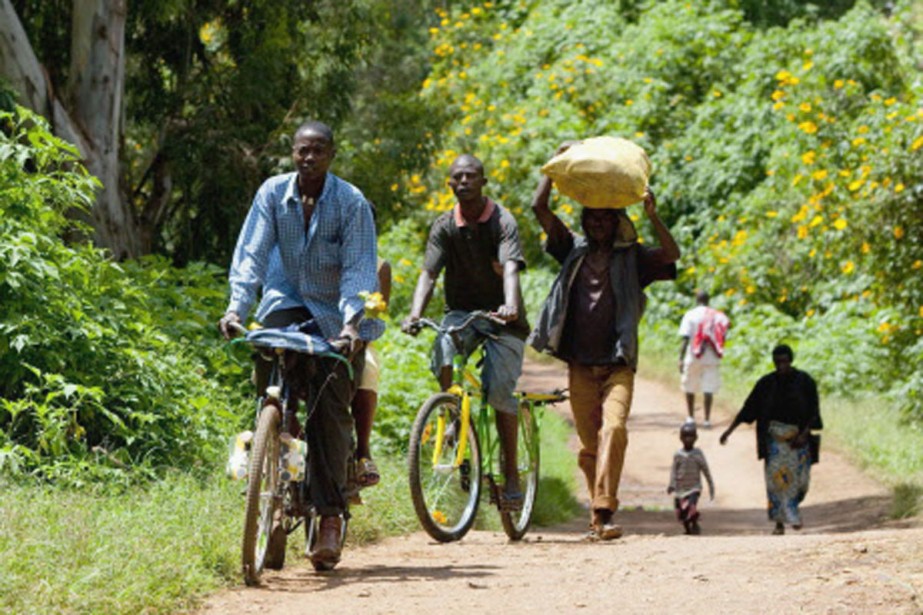 Sur une route du Rwanda, près de Butare.... (Photo: PC)