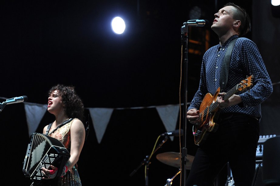Le spectacle de la formation montréalaise Arcade Fire... (Photo: Bernard Brault, archives La Presse)