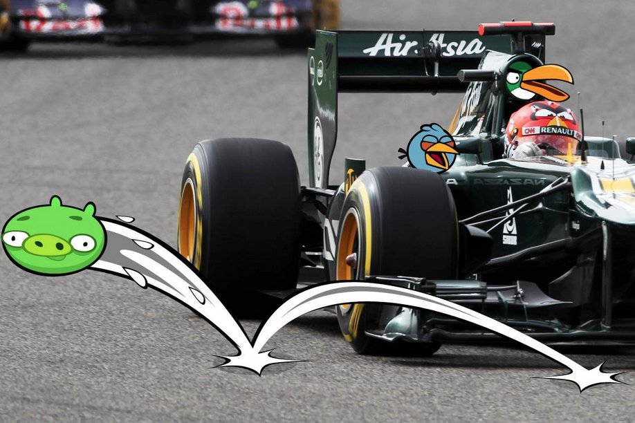 Angry birds lotus f1