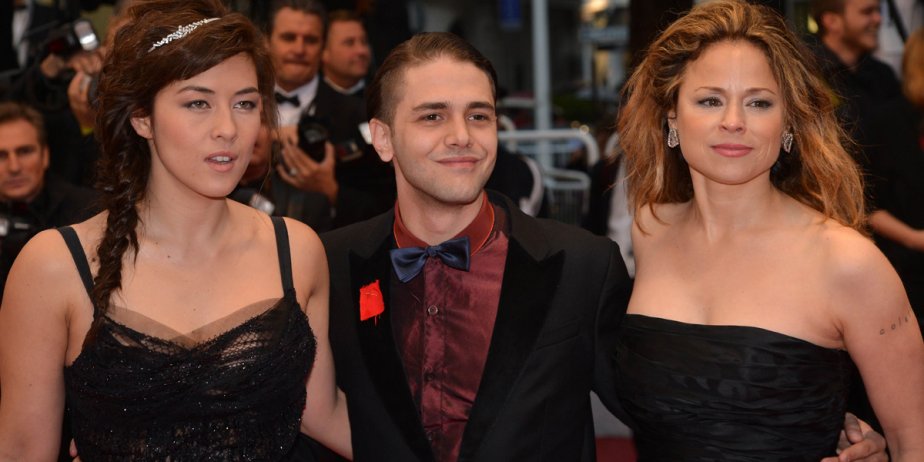 Mylène Jampanoï, Xavier Dolan et Suzanne Clément.... (AFP)