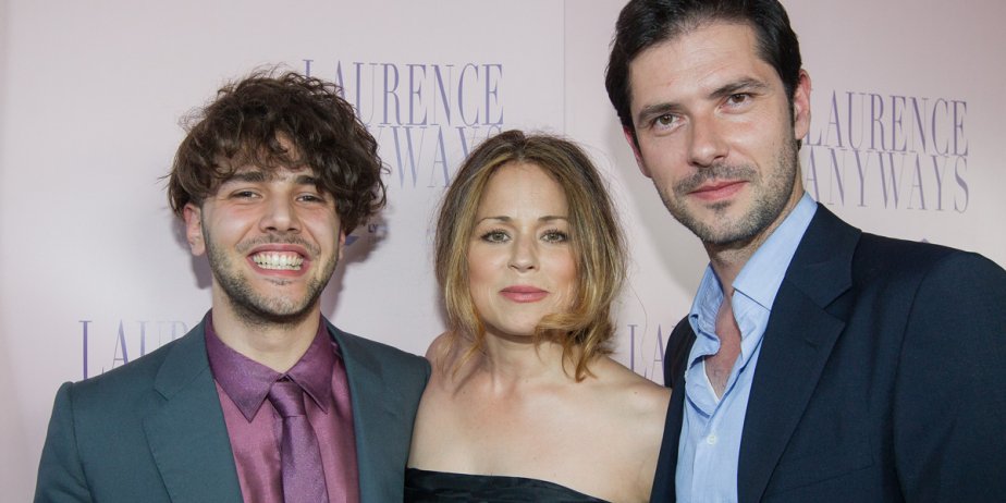 Xavier Dolan, Suzanne Clément et Mervil Poupaud lors... (Édouard Plante-Fréchette, La Presse)