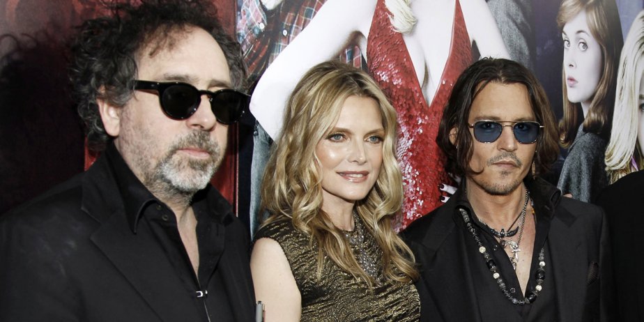 Le réalisateur Tim Burton, en compagnie des acteurs... (AP)