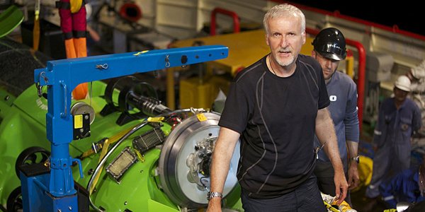James Cameron a plongé seul à bord d'un... (National Geographic)