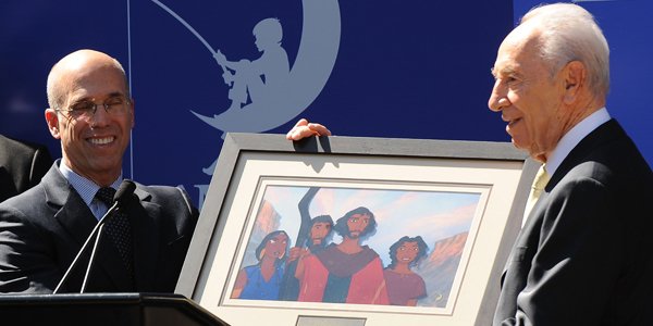 Le PDG de DreamWorks Animation, Jeffrey Katzenberg (à... (AFP)