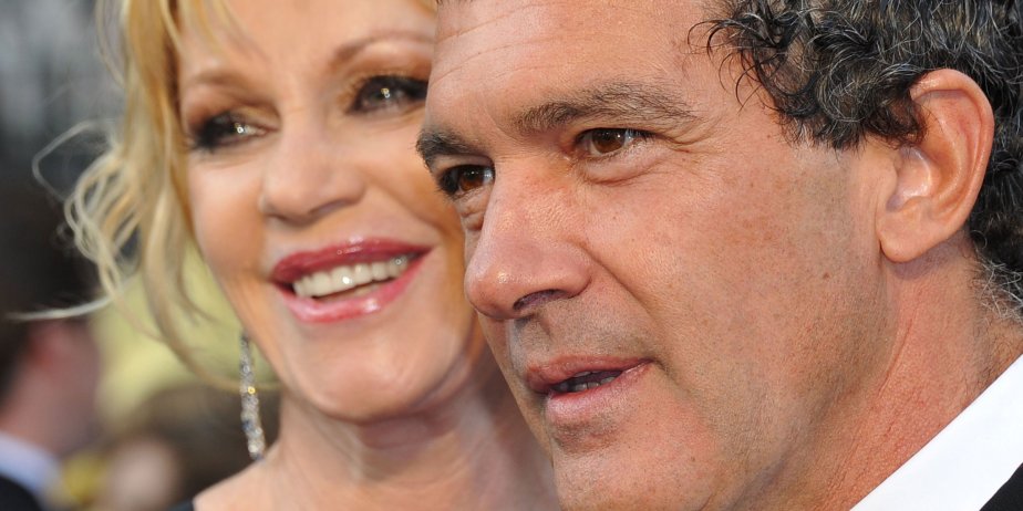 Antonio Banderas en compagnie de sa femme Melanie... (AFP)